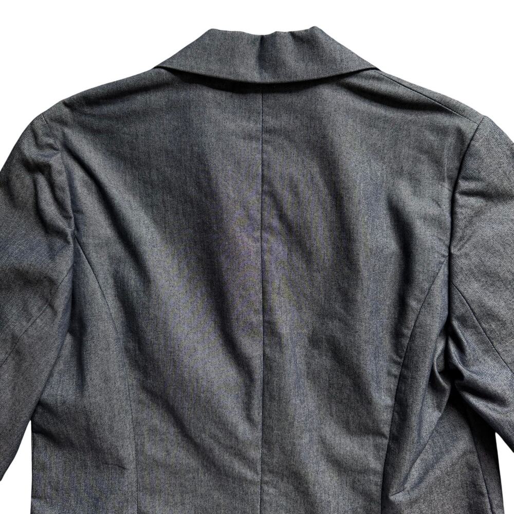 Liz Claiborne Denim Womens Blue Chambray Blazer Jacket Size 10 Career Workwear - Picture 7 of 11